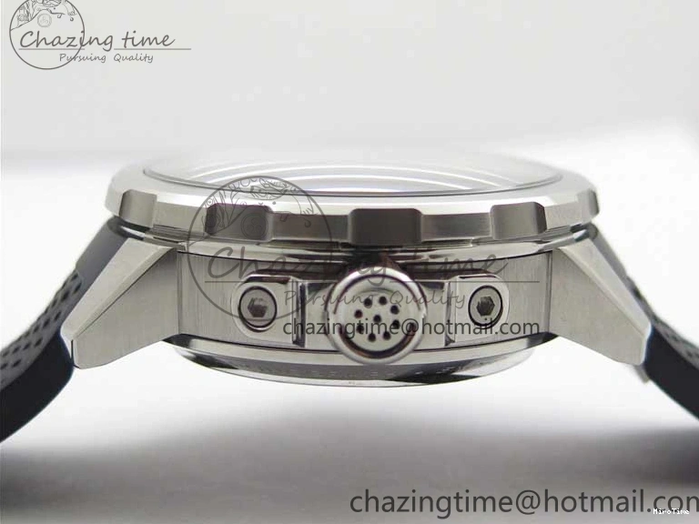 MIROTIME 0111 Aquatimer Chrono IW376803 V6F 1:1 Best Edition Blue Dial on Ruber Strap A Neat 7083